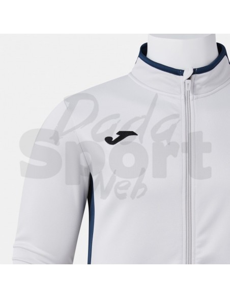 Joma Winner IV  Tuta Unisex Grigio Chiaro Blu in Poliestere con Interno in Pile