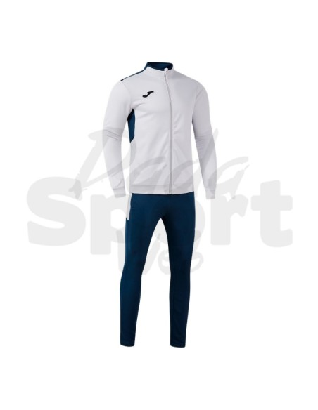 Joma Winner IV  Tuta Unisex Grigio Chiaro Blu in Poliestere con Interno in Pile