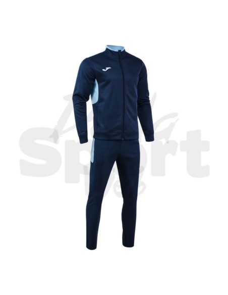 Joma Winner IV  Tuta Unisex Blu Celeste in Poliestere con Interno in Pile