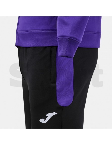 Joma Winner IV  Tuta Unisex Viola Nero in Poliestere con Interno in Pile