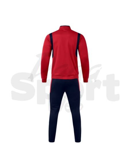 Joma Winner IV  Tuta Unisex Rosso Nero in Poliestere con Interno in Pile