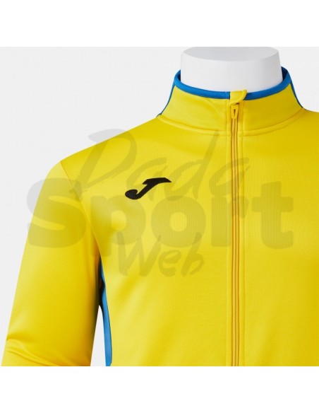 Joma Winner IV  Tuta Unisex Giallo Azzurro in Poliestere con Interno in Pile