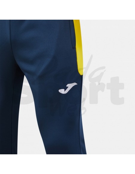 Joma Winner IV  Tuta Unisex Giallo Azzurro in Poliestere con Interno in Pile