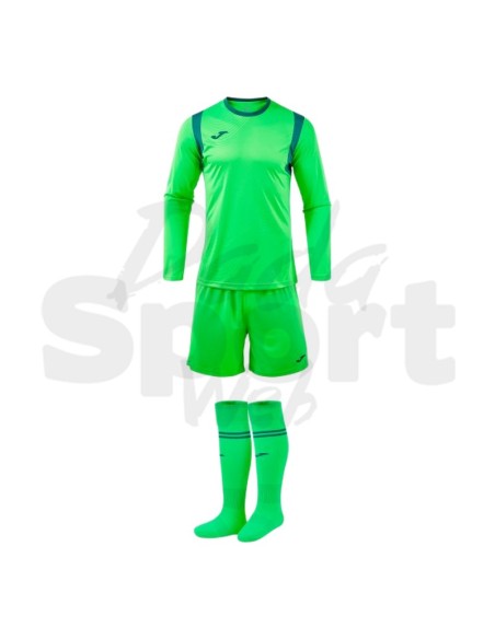 Joma Zamora XI  Set Portiere Verde Fluo - Maglia + Pantaloncino + Calze