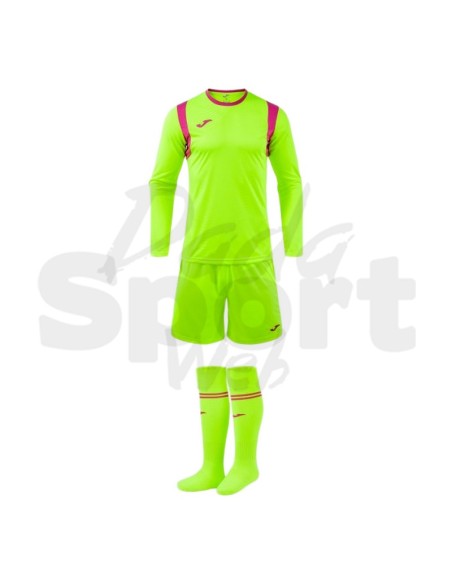 Joma Zamora XI  Set Portiere Giallo Fluo - Maglia + Pantaloncino + Calze