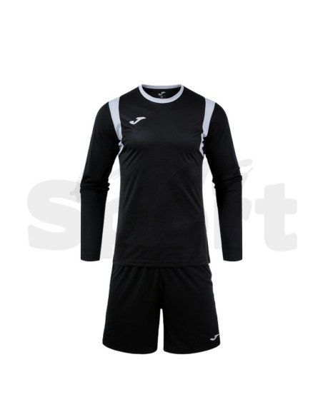 Joma Zamora XI  Set Portiere Nero Bianco - Maglia + Pantaloncino + Calze