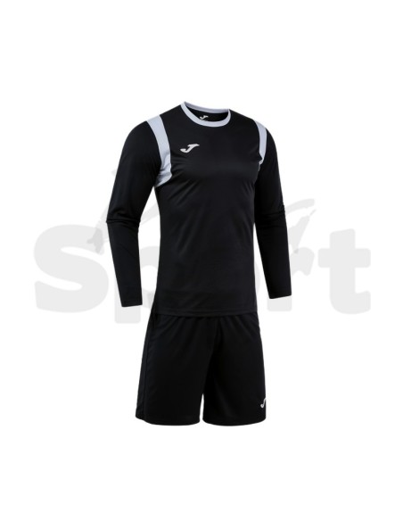 Joma Zamora XI  Set Portiere Nero Bianco - Maglia + Pantaloncino + Calze