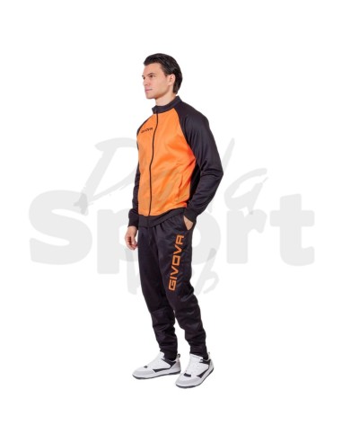 Tuta Cuba Givova Arancio Nero Completo Sportivo...