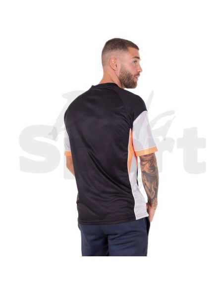 Frankie Garage Hero 07 Maglia Calcio Unisex Nero/Arancio in Interlock