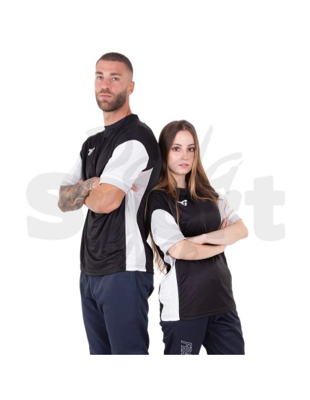 Frankie Garage Hero 07 Maglia Calcio Unisex Nero/Grigio in Interlock