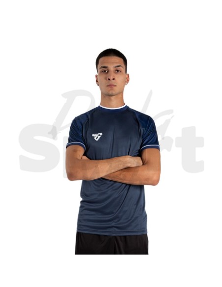 Frankie Garage King 07 Blu Maglia Calcio Unisex Manica Corta in Interlock