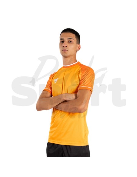 Frankie Garage King 07 Arancio Maglia Calcio Unisex Manica Corta in Interlock