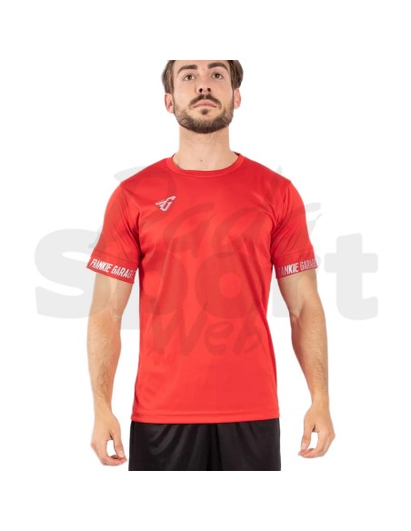 Frankie Garage Club 07 Rosso  Maglia da Calcio Interlock Manica Corta