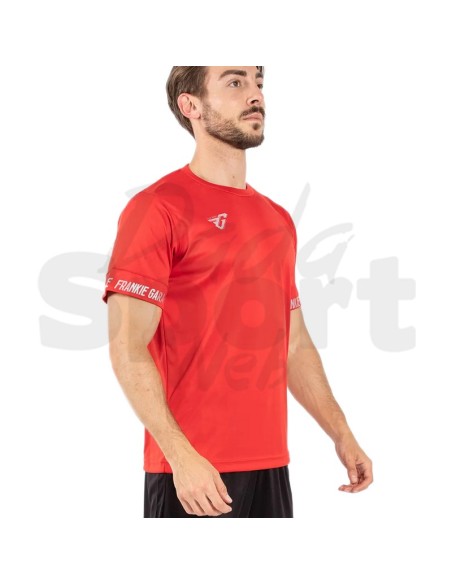 Frankie Garage Club 07 Rosso  Maglia da Calcio Interlock Manica Corta