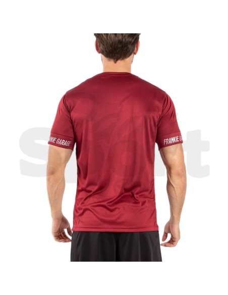 Frankie Garage Club 07 Granata  Maglia da Calcio Interlock Manica Corta