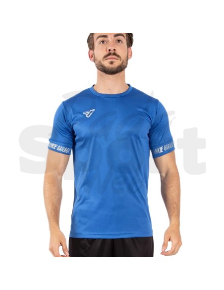 Frankie Garage Club 07 Azzurro  Maglia da Calcio Interlock Manica Corta