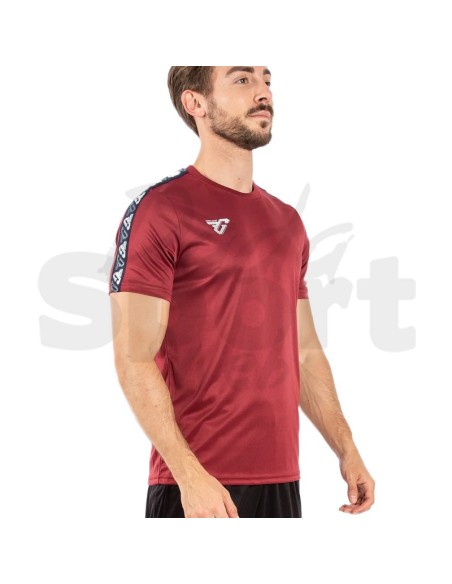 Frankie Garage Tape 07 Granata  Maglia da Calcio Interlock Manica Corta