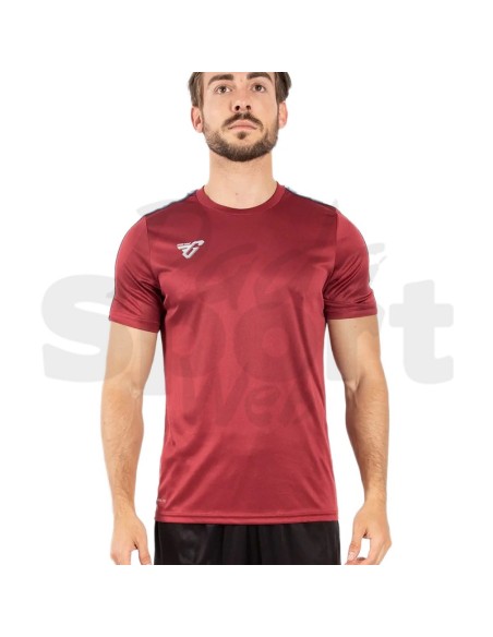 Frankie Garage Tape 07 Granata  Maglia da Calcio Interlock Manica Corta