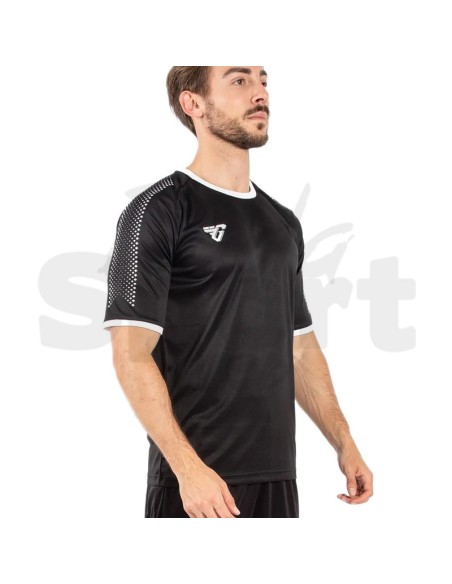 Frankie Garage Squad 07 Nero  Maglia da Calcio Interlock Raglan