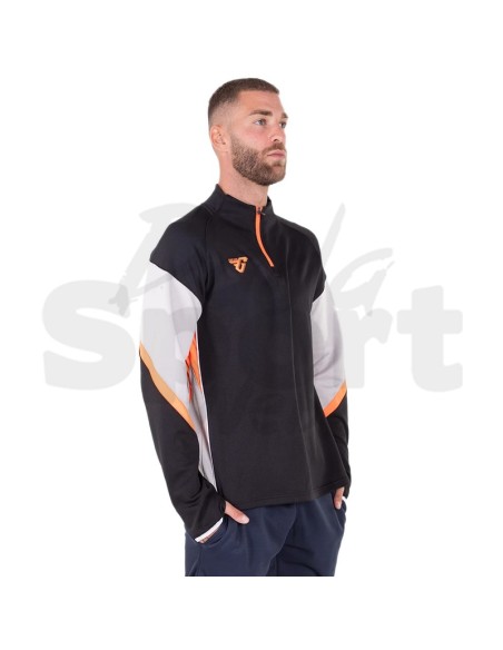 Frankie Garage Hero 05  Felpa Allenamento Unisex Nero Grigio Arancio