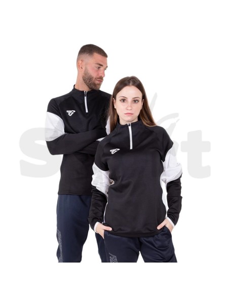 Frankie Garage Hero 05  Felpa Allenamento Unisex Nero Bianco Grigio