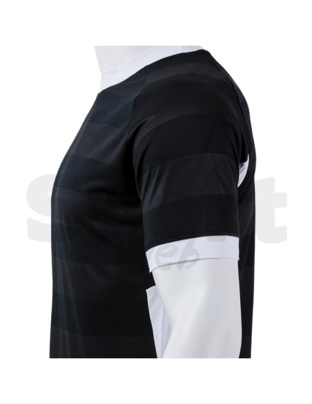 Joma Toletum VII  Maglia da Calcio Uomo Nero/Bianco Manica Corta Raglan