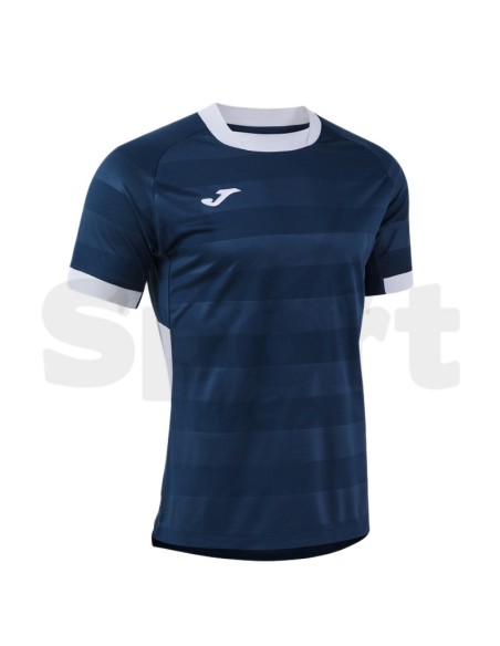 Joma Toletum VII  Maglia da Calcio Uomo Blu/Bianco Manica Corta Raglan