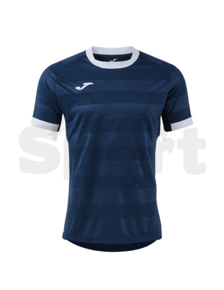Joma Toletum VII  Maglia da Calcio Uomo Blu/Bianco Manica Corta Raglan