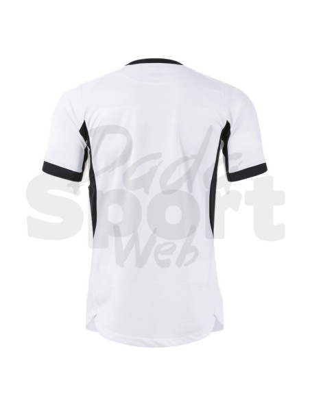 Joma Toletum VII  Maglia da Calcio Uomo Bianco/Nero Manica Corta Raglan