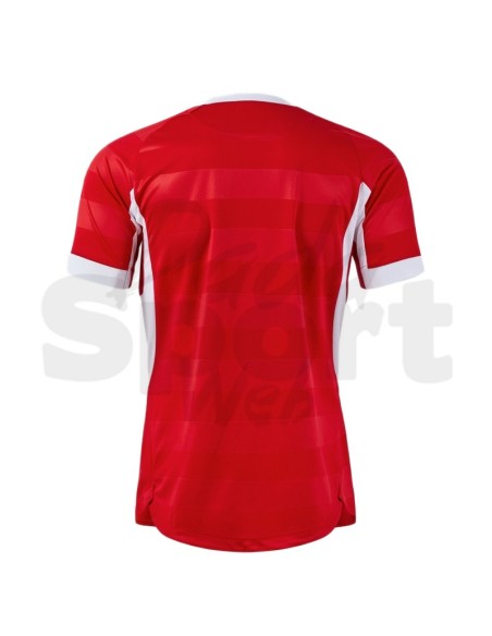 Joma Toletum VII Maglia da Calcio Uomo Rosso/Bianco Manica Corta Raglan