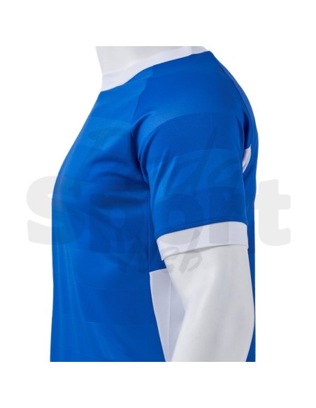 Joma Toletum VII Maglia da Calcio Uomo Azzurro/Bianco Manica Corta Raglan