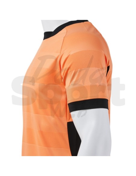 Joma Toletum VII Maglia da Calcio Uomo Arancio/Nero Manica Corta Raglan