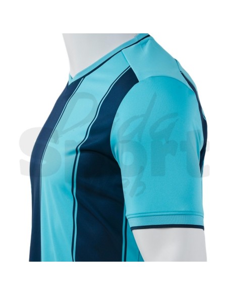 Joma Tiger VIII  Maglia da Calcio Uomo Turchese Fluo/Blu Scuro Manica Corta