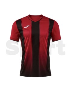 Joma Tiger VIII  Maglia da Calcio Uomo Rosso/Nero Manica...