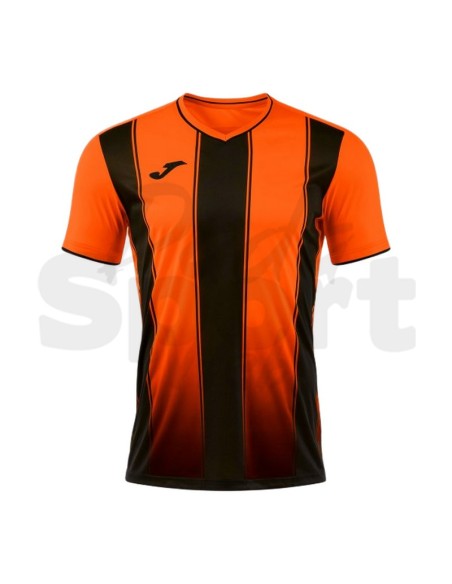 Joma Tiger VIII  Maglia da Calcio Uomo Arancio/Nero Manica Corta