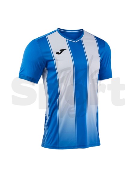Joma Tiger VIII  Maglia da Calcio Uomo Azzurro/Bianco Manica Corta