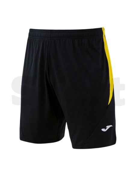 Joma Short Tokio II Nero/Giallo Pantaloncino Calcio Uomo Leggero