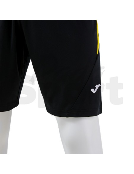Joma Short Tokio II Nero/Giallo Pantaloncino Calcio Uomo Leggero