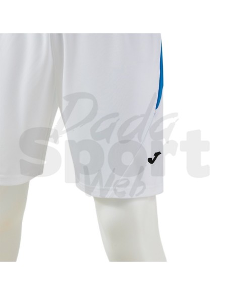 Joma Short Tokio II Bianco Azzurro Pantaloncino Calcio Uomo Leggero