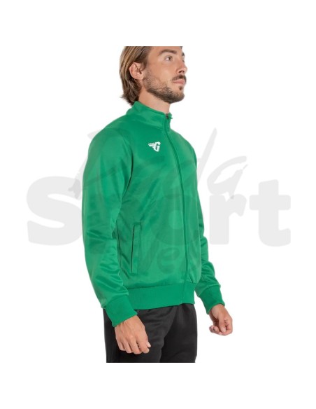 Frankie Garage Fast Top Verde  Giacca da Rappresentanza con Zip