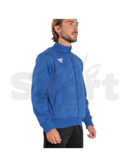 Frankie Garage Fast Top Azzurro  Giacca da Rappresentanza con Zip