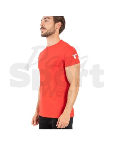 Frankie Garage Basic Rosso  T-Shirt Cotone Uomo...