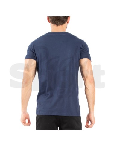 Frankie Garage Basic Blu  T-Shirt Cotone Uomo...