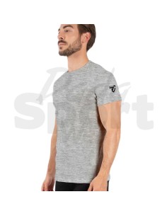 Frankie Garage Basic Grigio Melange  T-Shirt Cotone Uomo...