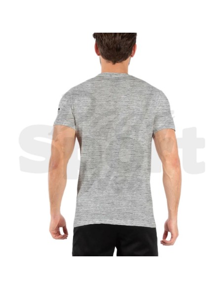 Frankie Garage Basic Grigio Melange  T-Shirt Cotone Uomo Girocollo Regular Fit