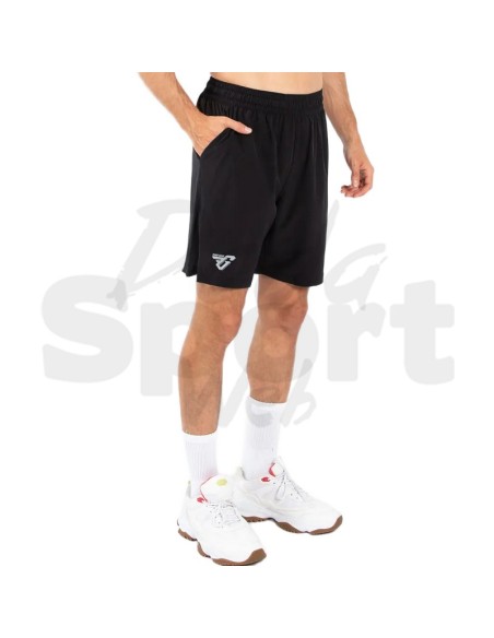 Frankie Garage Hyper 35 Nero  Bermuda Sportivo Microfibra Regular Fit