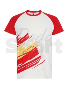 Roly Forza Spagna T-Shirt Tecnica Nazioni Europee Manica...
