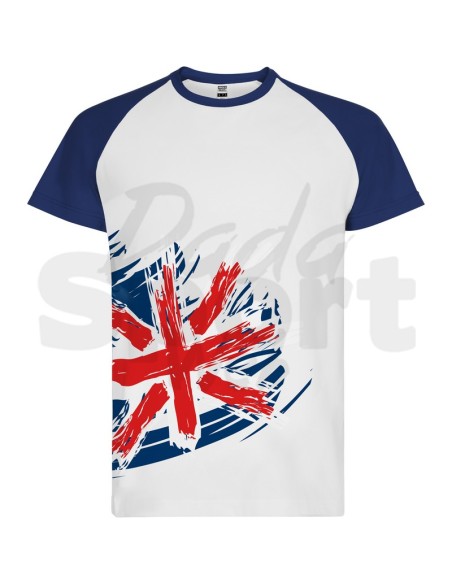 Roly Forza Inghilterra T-Shirt Tecnica Nazioni Europee Manica Corta Raglan