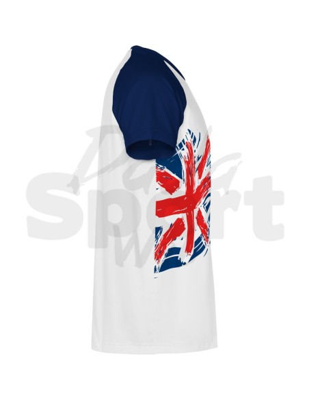 Roly Forza Inghilterra T-Shirt Tecnica Nazioni Europee Manica Corta Raglan