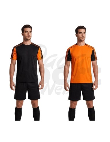 KIT CALCIO JUVE ROLY ARANCIO NERO